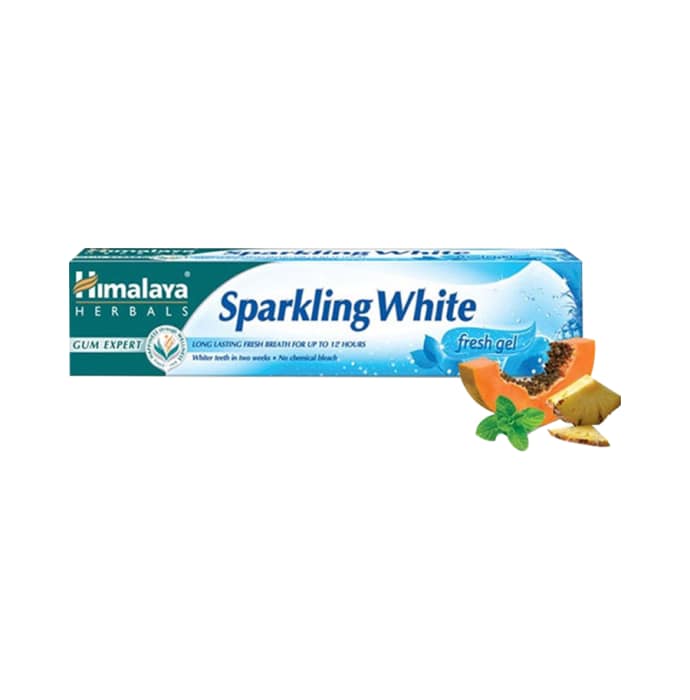 Himalaya sparkling white fresh gel pack of 2